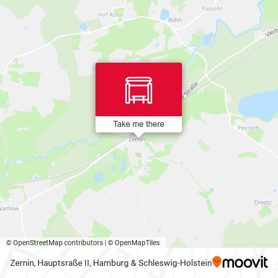 Zernin, Hauptsraße II map