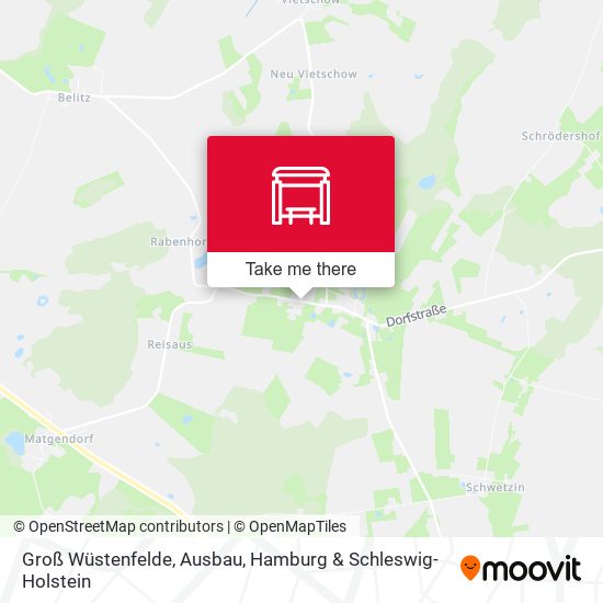 Groß Wüstenfelde, Ausbau map