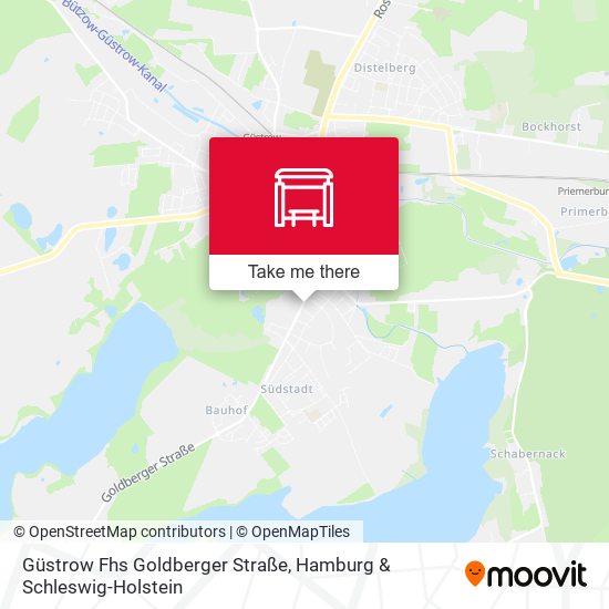 Güstrow Fhs Goldberger Straße map
