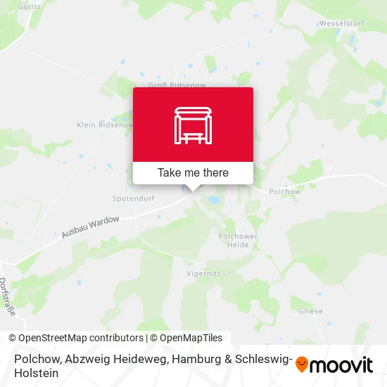 Карта Polchow, Abzweig Heideweg