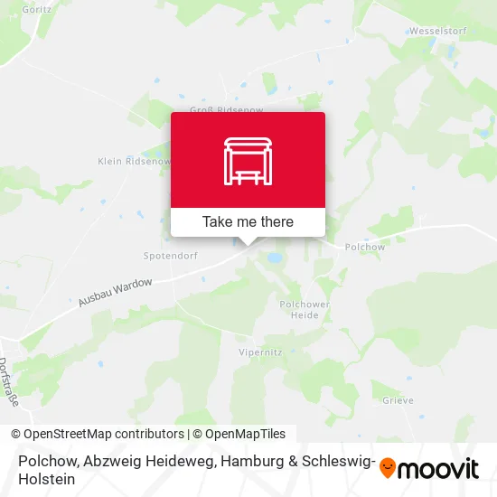 Карта Polchow, Abzweig Heideweg