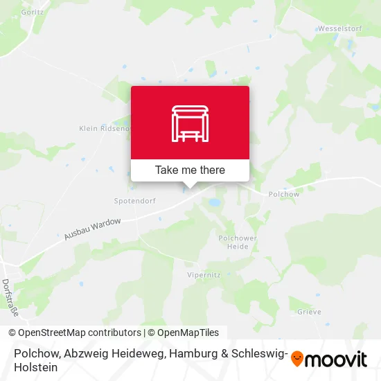 Карта Polchow, Abzweig Heideweg