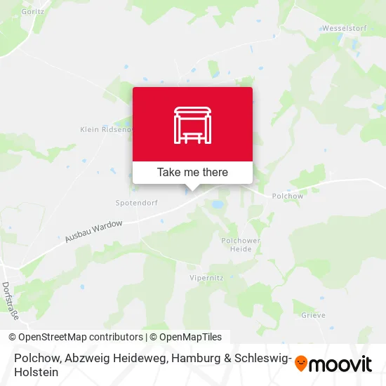 Карта Polchow, Abzweig Heideweg