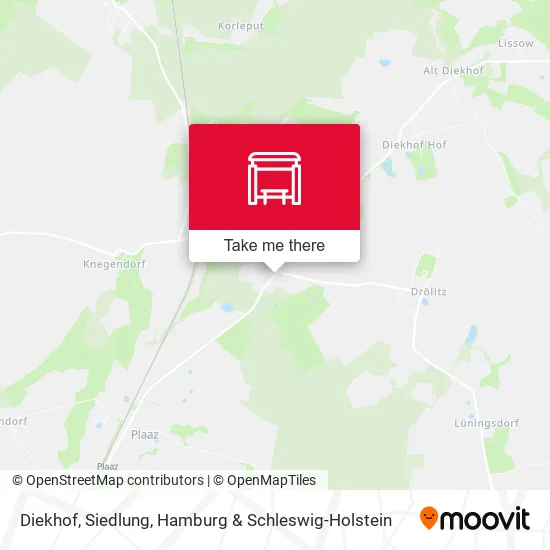 Карта Diekhof, Siedlung