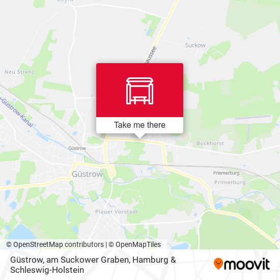 Güstrow, am Suckower Graben map