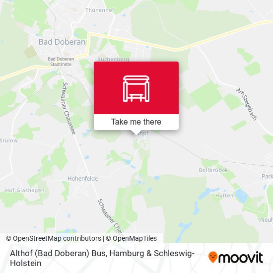Althof (Bad Doberan) Bus map