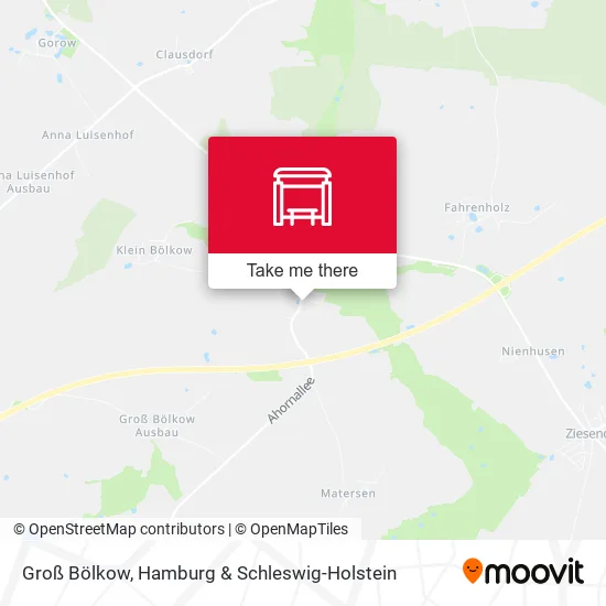 Карта Groß Bölkow