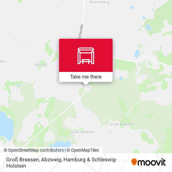 Groß Breesen, Abzweig map