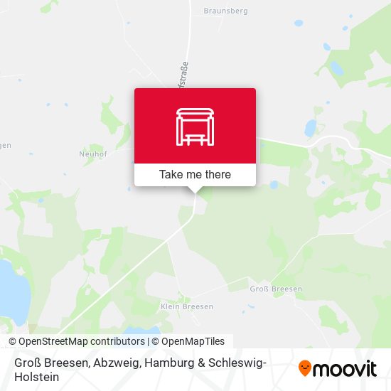 Groß Breesen, Abzweig map