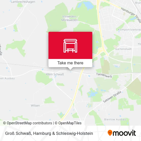 Карта Groß Schwaß