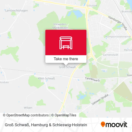 Карта Groß Schwaß
