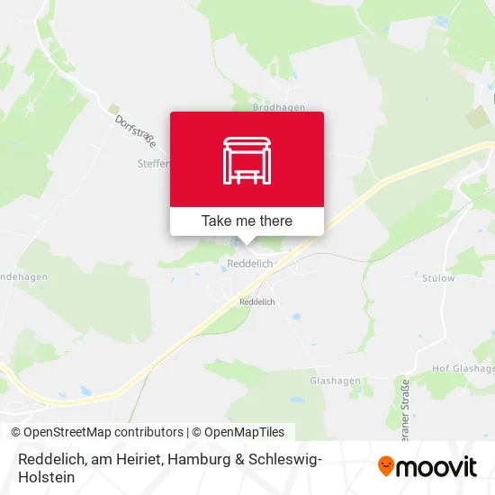 Карта Reddelich, am Heiriet