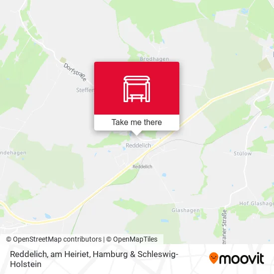 Карта Reddelich, am Heiriet