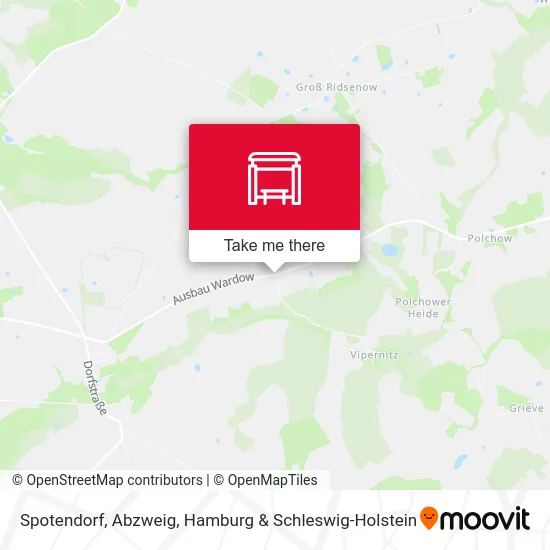 Карта Spotendorf, Abzweig