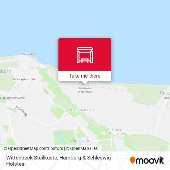 Wittenbeck Steilküste map