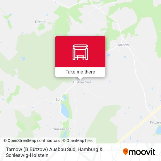 Tarnow (B Bützow) Ausbau Süd map