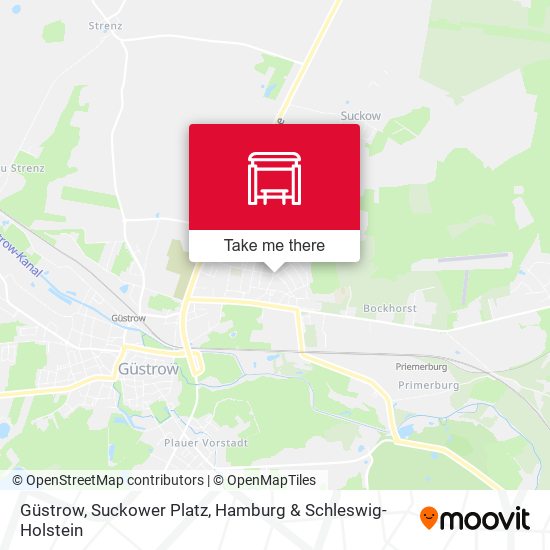 Güstrow, Suckower Platz map