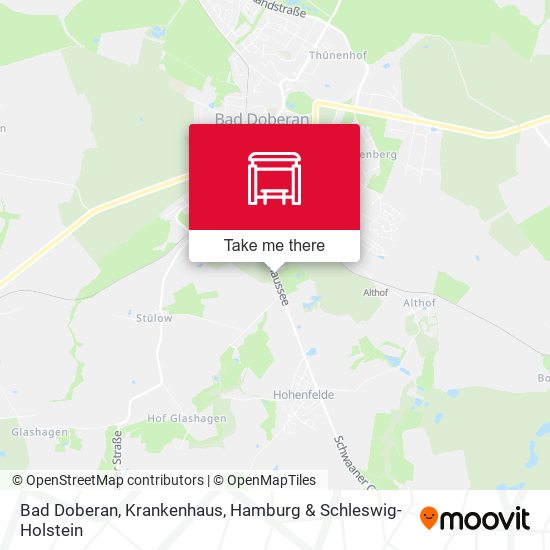 Bad Doberan, Krankenhaus map