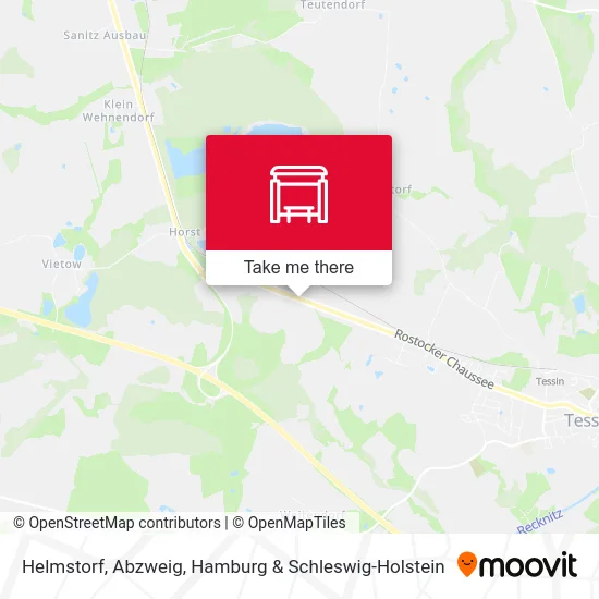 Карта Helmstorf, Abzweig