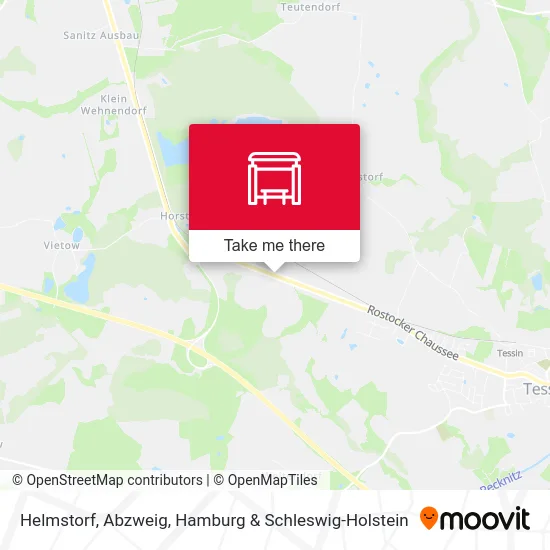 Карта Helmstorf, Abzweig