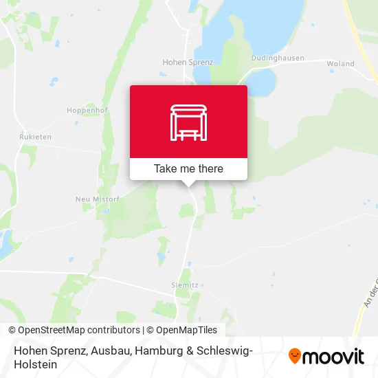 Карта Hohen Sprenz, Ausbau