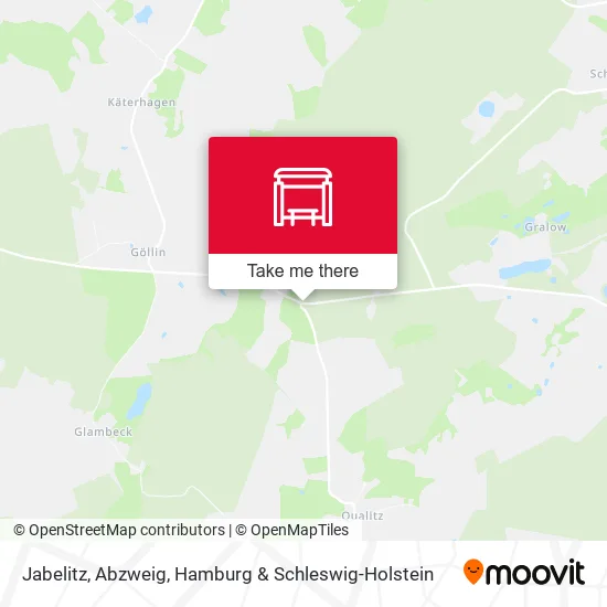 Карта Jabelitz, Abzweig