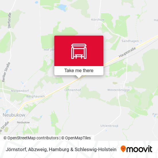 Jörnstorf, Abzweig map