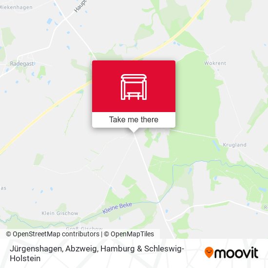 Jürgenshagen, Abzweig map