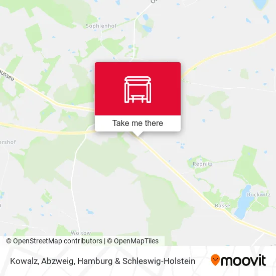 Карта Kowalz, Abzweig