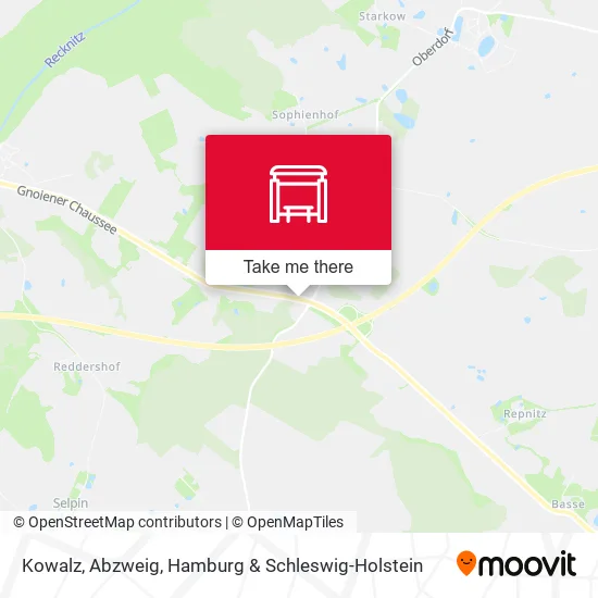 Карта Kowalz, Abzweig