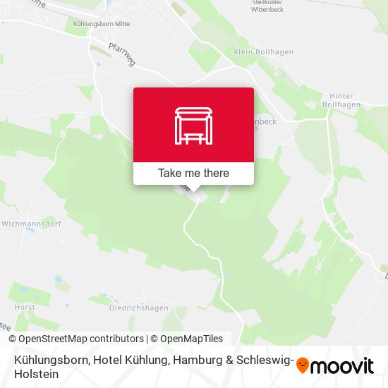 Kühlungsborn, Hotel Kühlung map