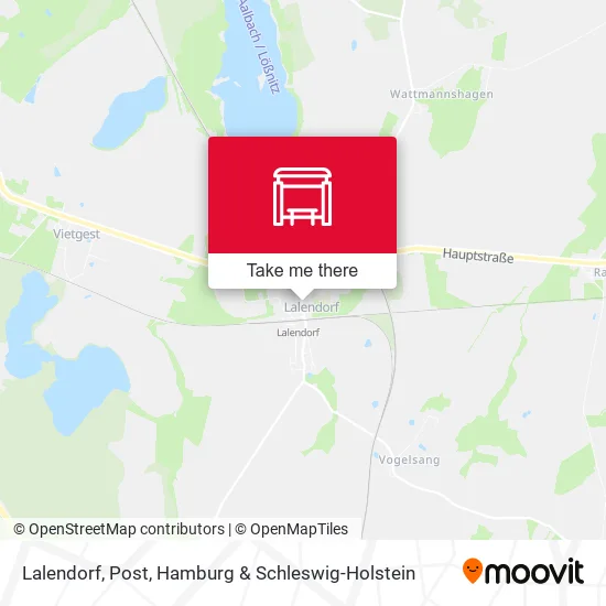 Карта Lalendorf, Post