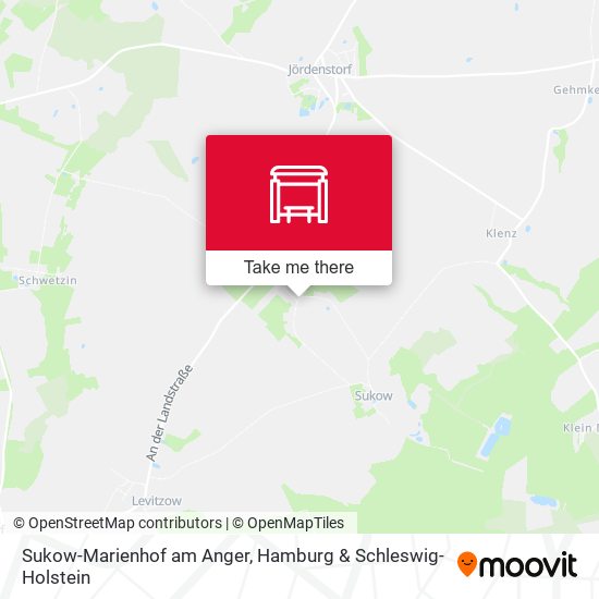 Sukow-Marienhof am Anger map