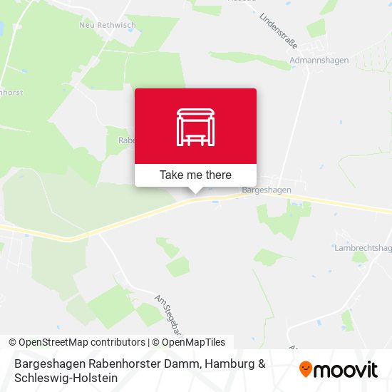 Bargeshagen Rabenhorster Damm map