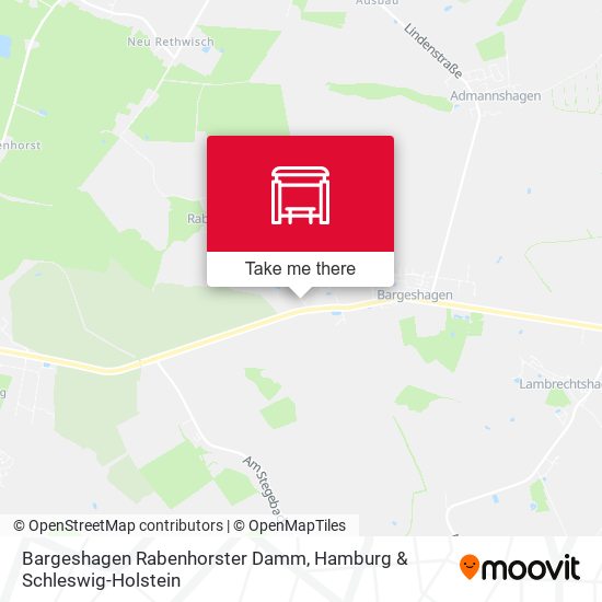 Bargeshagen Rabenhorster Damm map