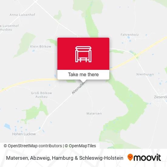 Карта Matersen, Abzweig