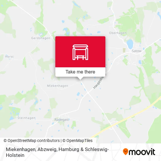 Карта Miekenhagen, Abzweig