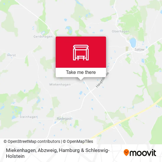 Карта Miekenhagen, Abzweig