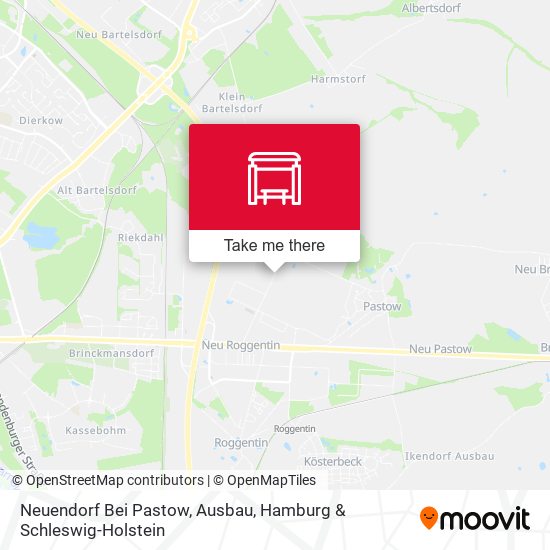 Neuendorf Bei Pastow, Ausbau map