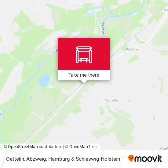 Карта Oettelin, Abzweig