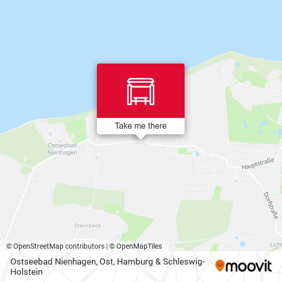 Ostseebad Nienhagen, Ost map