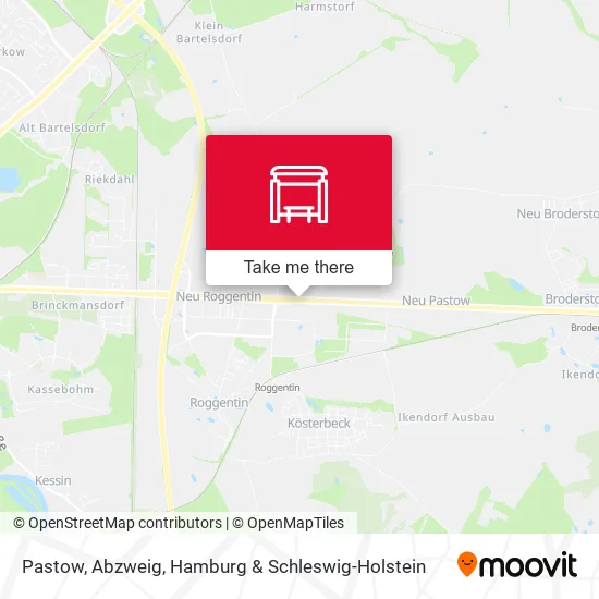 Карта Pastow, Abzweig