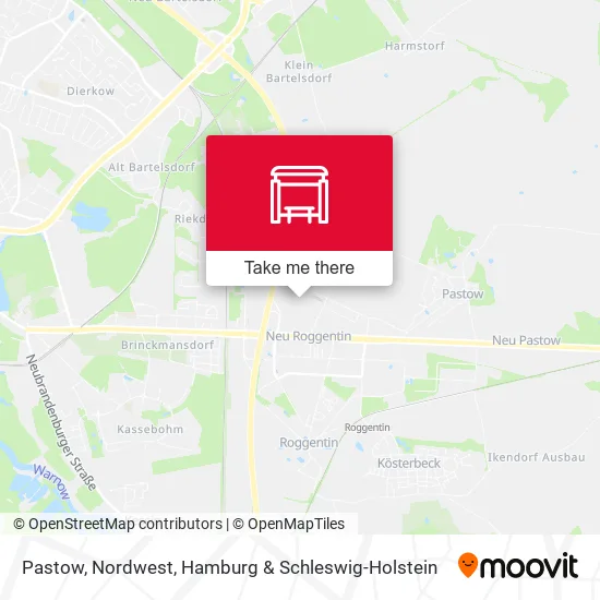 Карта Pastow, Nordwest