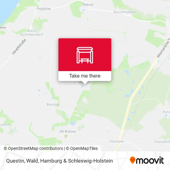 Карта Questin, Wald