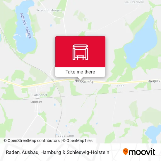 Карта Raden, Ausbau