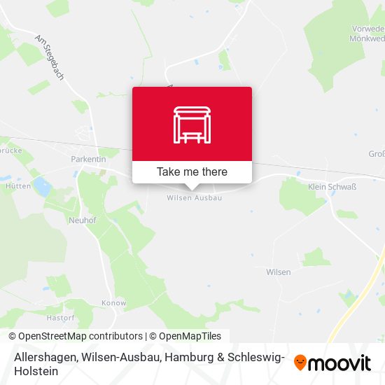 Allershagen, Wilsen-Ausbau map
