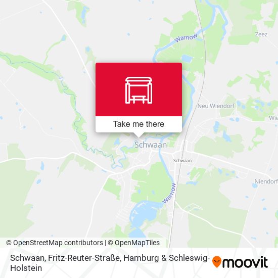 Schwaan, Fritz-Reuter-Straße map