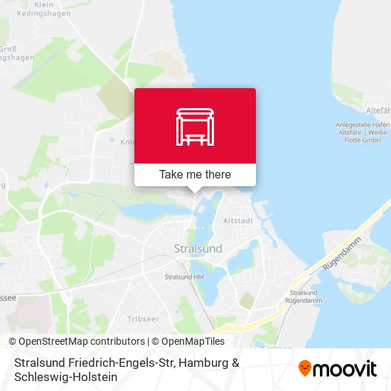 Карта Stralsund Friedrich-Engels-Str