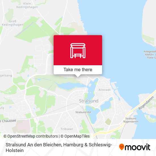 Stralsund An den Bleichen map