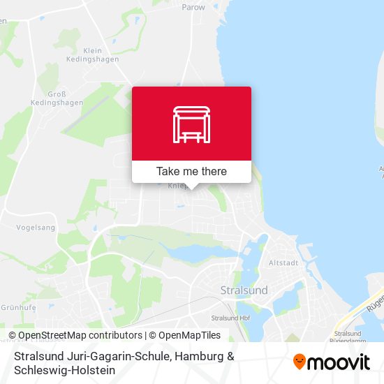 Stralsund Juri-Gagarin-Schule map